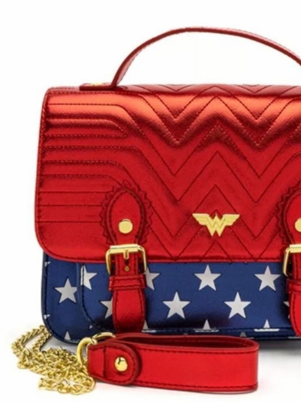 Loungefly Wonder Woman crossbody purse wallet set nwt - Picture 3 of 5